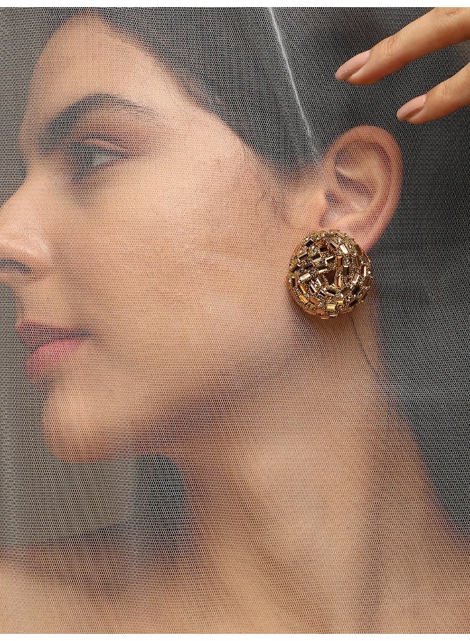 SOHI Nodum Artificial Stud Earring Jewellery - Image 1