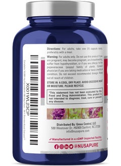 NusaPure Corydalis 10,000 Mg 180 Veg Caps (Extract 20:1, Vegan, Non-Gmo & Gluten-Free)  - Image 3
