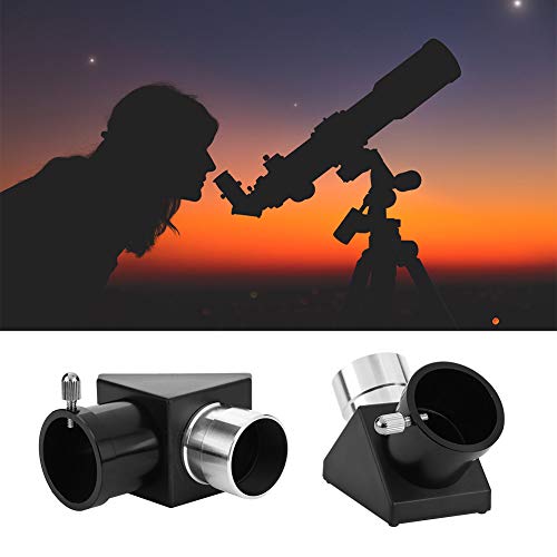 Serounder 1.25" 90 Degree Diagonal Adapter Erecting Image Positive Prism Optic Mirror for Telescope Eyepiece Accessories - Image 2