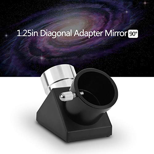 Serounder 1.25" 90 Degree Diagonal Adapter Erecting Image Positive Prism Optic Mirror for Telescope Eyepiece Accessories - Image 3