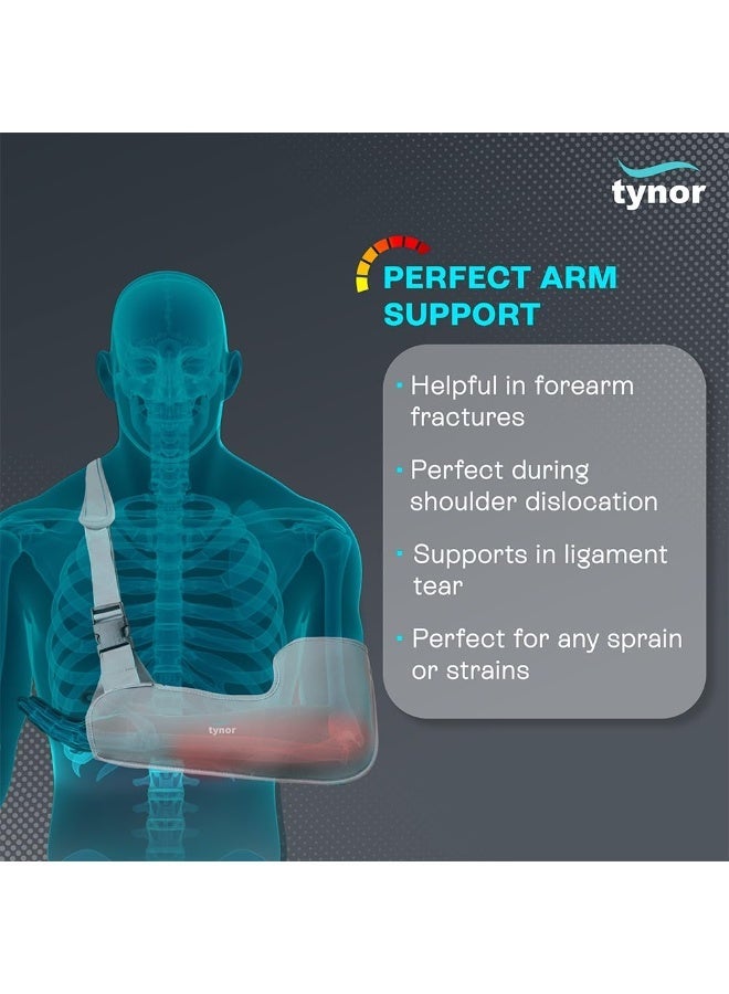 تاينور TYNOR حمالة ذراع جيبية (Tropical)، رمادي، مقاس متوسط، قطعة واحدة - Image 3