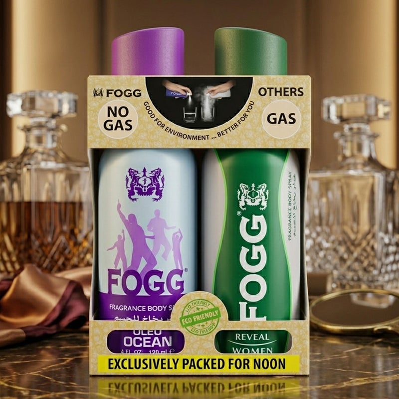 Fogg 120 ml Gift Pack His & Her -Reveal / Bleu Ocean - Image 1