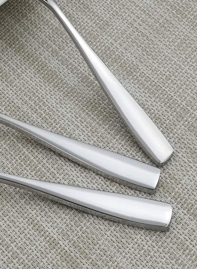 HOMMP 16-Piece Dinner Spoons, Stainless Steel, 8.27 Inch - Image 3