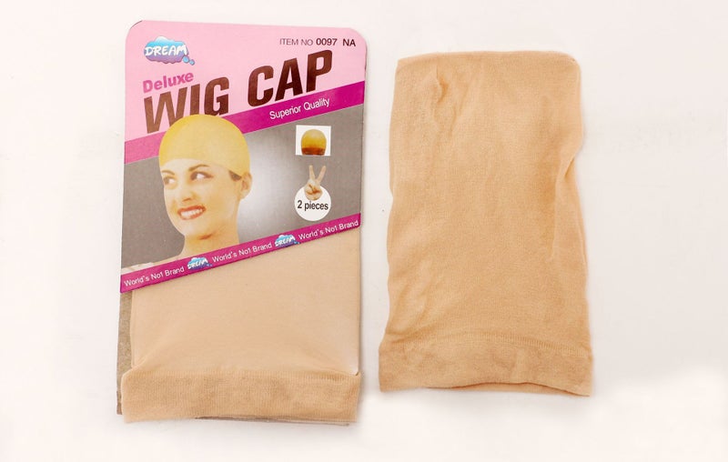 Generic European Style Wig Cap Nylon Stocking Hairnet Beige 
