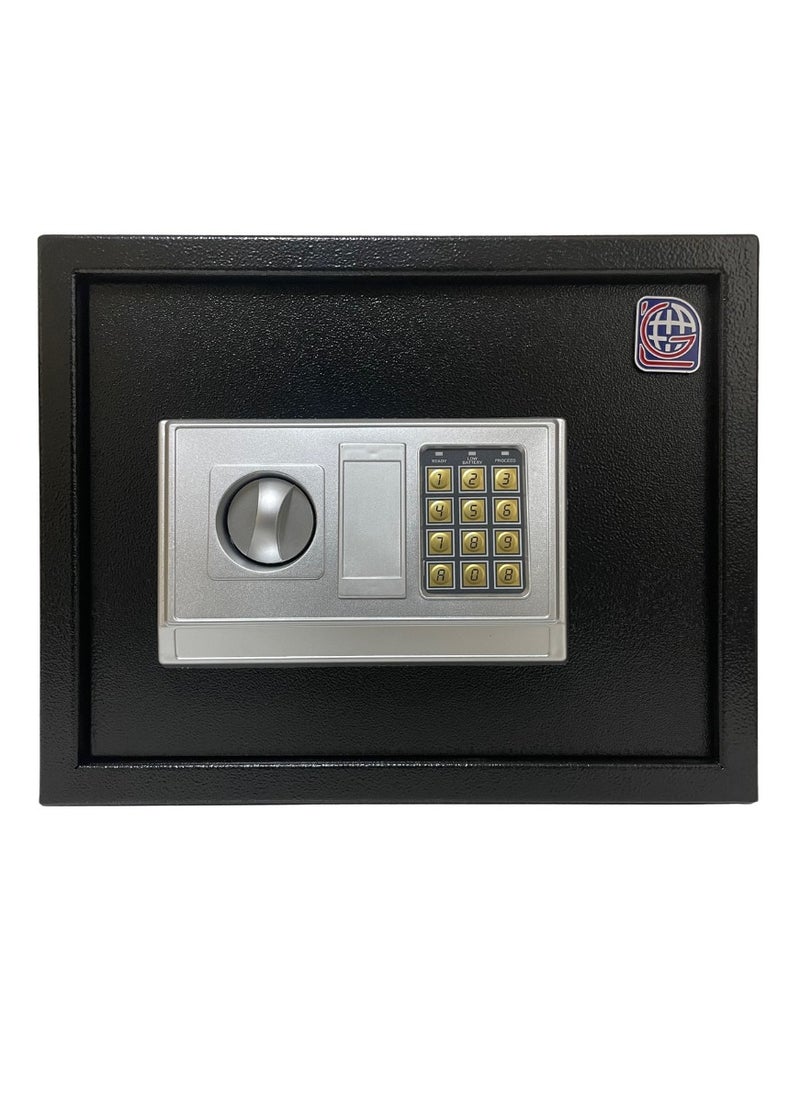 LOTFY GROUP - LG Safebox Code- 40EA- 40*38*38CM- Black Gray Colour- Home Office Safe Box- Electronic Lock- Key Lock - Image 1