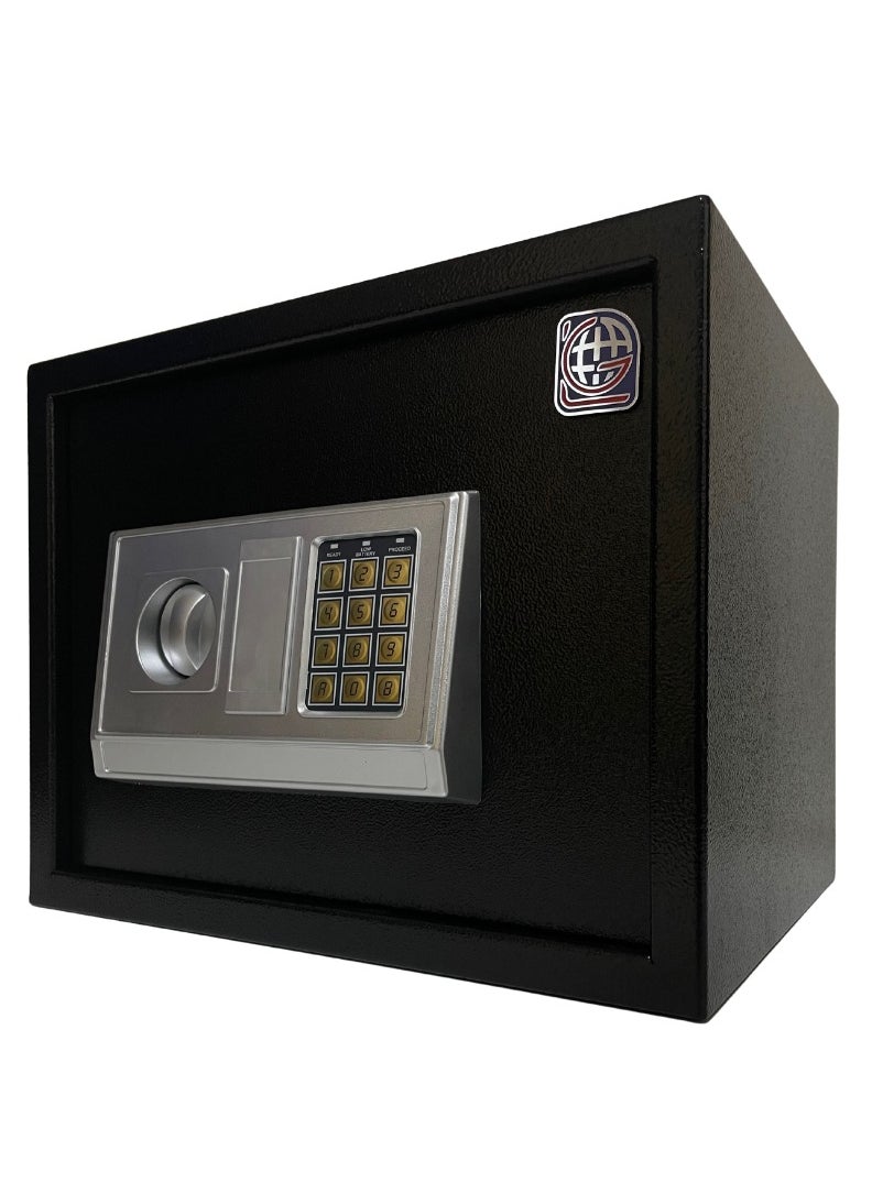 LOTFY GROUP - LG Safebox Code- 40EA- 40*38*38CM- Black Gray Colour- Home Office Safe Box- Electronic Lock- Key Lock - Image 1
