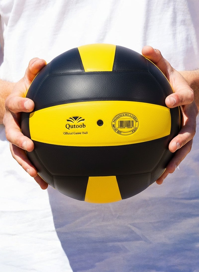 قطوب كرة طائرة، مقاس رسمي 5 احترافي، كرة طائرة مقاومة للماء عالية الجودة للاستخدام الداخلي والخارجي، للمسابقات، والألعاب، واللعب الترفيهي، والتدريب، وكرة الطائرة الشاطئية، لعشاق الكرة الطائرة - Image 5