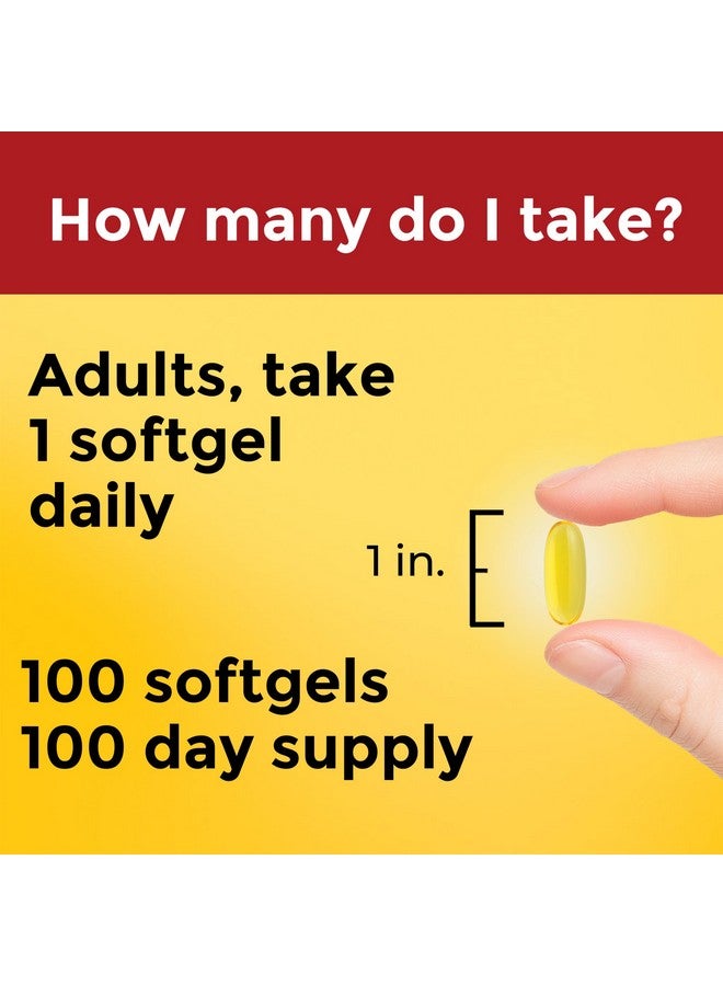 Nature Made Nature Made Flaxseed Oil 1000 mg, Fish Free Omega 3 Supplement, Dietary Supplement for Heart Health Support, 100 Softgels, 100 Day Supply  - Image 4