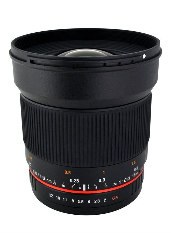 16M-E 16mm f/2.0 Aspherical Wide Fixed Angle Lens for Sony E-Mount