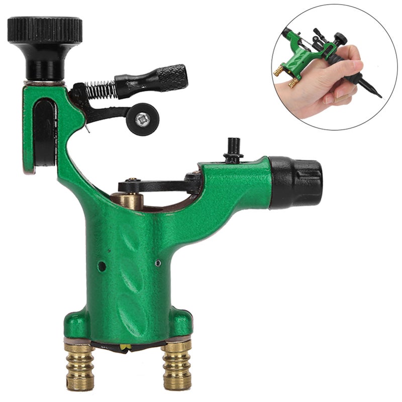Rotary Tattoo Machine Professional Electric Tattoo Shader Liner for TattooistGreen - Image 4