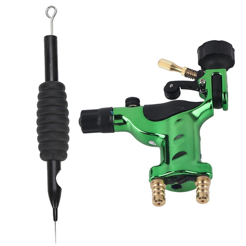 Rotary Tattoo Machine Professional Electric Tattoo Shader Liner for TattooistGreen - Image 1