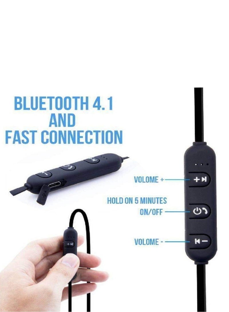 Metal Magnetic Bluetooth Sports Earbuds - Image 4