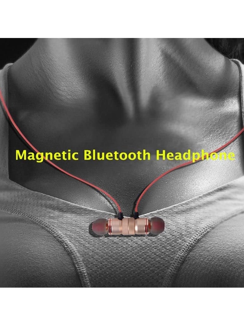 Metal Magnetic Bluetooth Sports Earbuds - Image 2