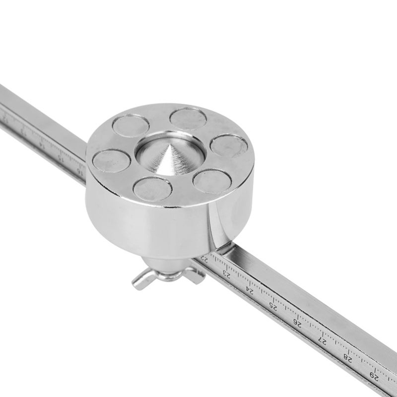 Circle Cutting Tool: 50Cm Stainless Steel - Magnetic Base, Intuitive Diameter Locating Cutting Guide for G01-100 Torch Welding Cutting Workpieces - Image 2