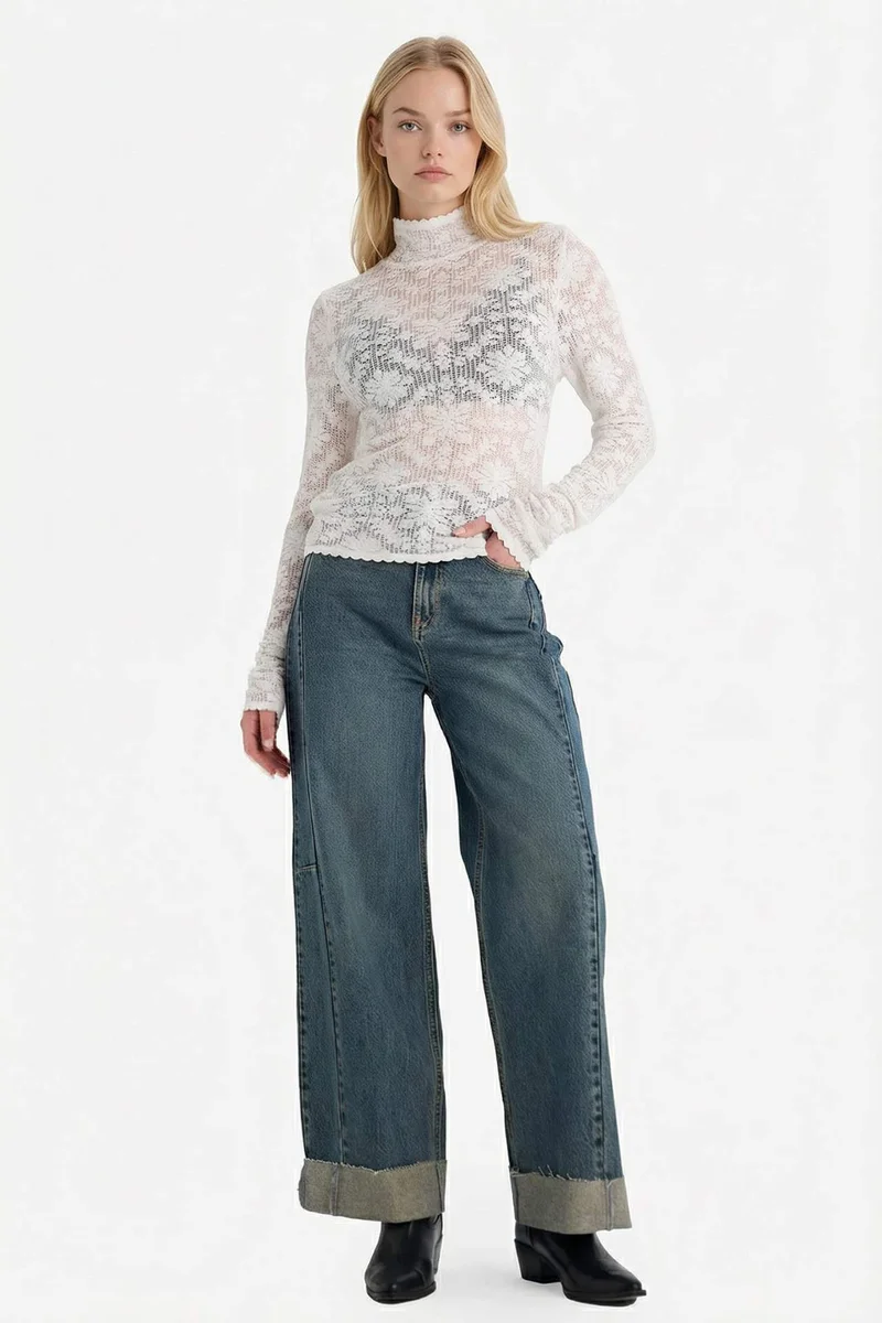 DeFacto Slim Fit Pullover