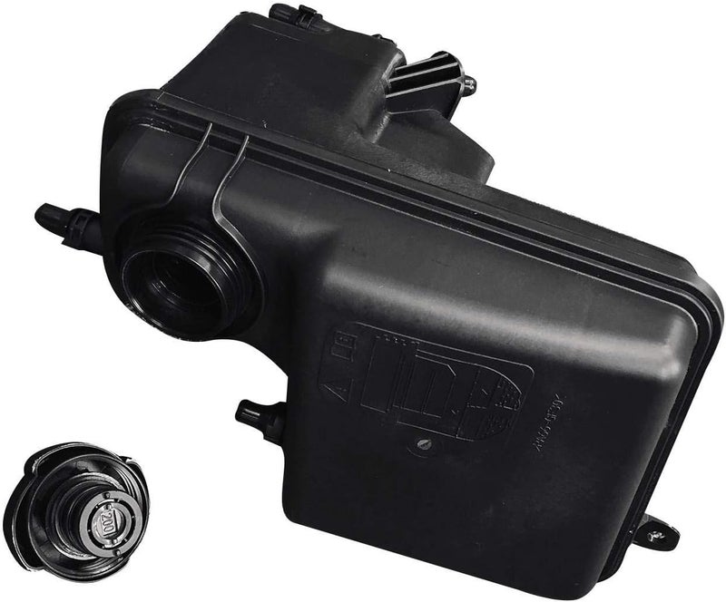 Coolant Overflow Reservoir Expansion Tank w/Sensor + Cap, Compatible with Rolls-Royce Phantom 2004-2017 & for BMW 750Li 2006-2009 & for BMW 750i 2006-2008, Replaces # 17137647713, 17138600275 - Image 1