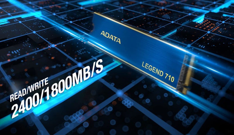 ADATA XPG Legend 710 | SSD 256GB | NVME | Upto 2400MB/s Speed | Blue (ALEG-710-256GCS) - Image 4