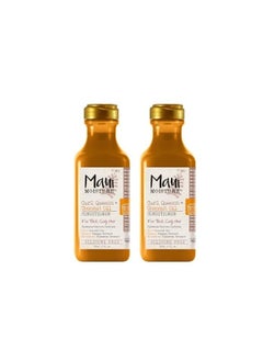 MAUI MOISTURE Maui Moisture Curl Quench + Coconut Oil Curl-Defining Anti-Frizz Conditioner to Hydrate and Detangle Tight Curly Hair, Softening Conditioner, Vegan, Silicone & Paraben-Free, 13 fl oz (Pack of 2)  - Image 1