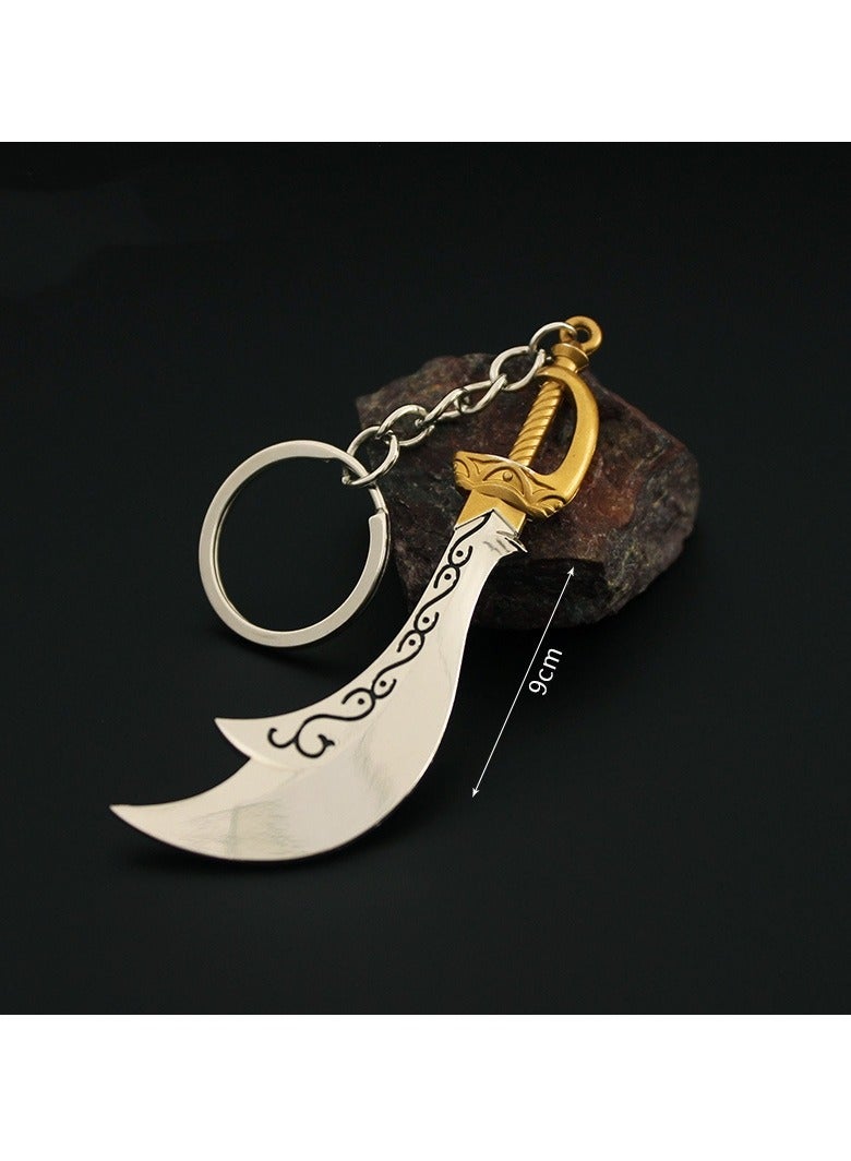 3 قطع من سلسلة المفاتيح المعدنية الصغيرة من لعبة Zelda Kingdom of Tears - Image 3
