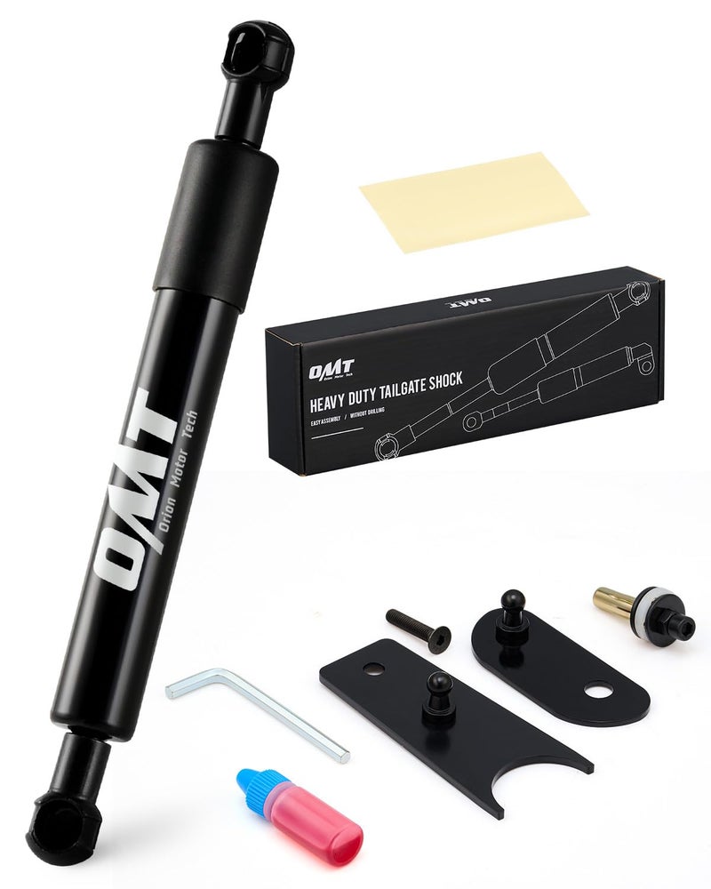 Orion Motor Tech Heavy Duty Pickup Tailgate Assist, Truck Tailgate Lift Assist Kit Compatible with 07-18 Chevy Silverado GMC Sierra 1500 & 07-19 HD 2500 3500, Truck Tailgate Shock Absorber, Black - Image 1