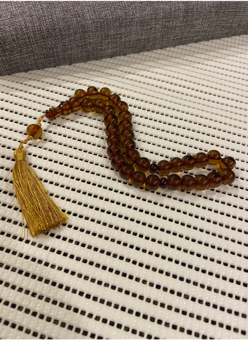 بيرسونال تاتش - سبحة رجالية من الفاتوران عدد الخرز 33 ومقاس الخرز 12.2mm*10.5mm - Image 1