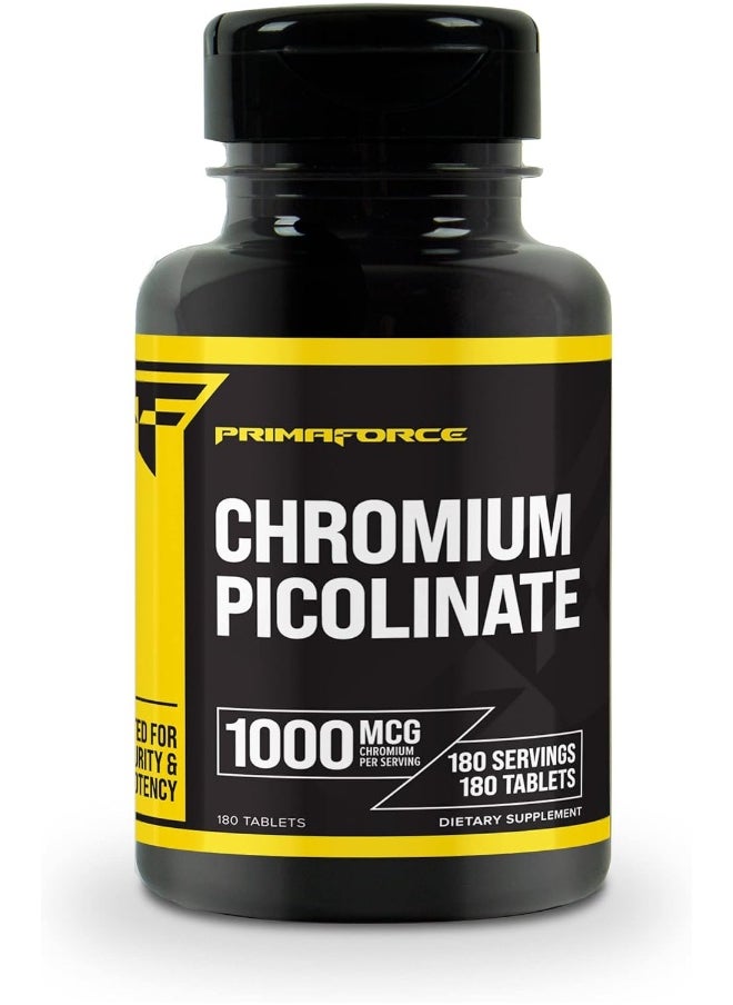 Primaforce PrimaForce Chromium Picolinate 1000mcg, 180 Tablets  - Image 1