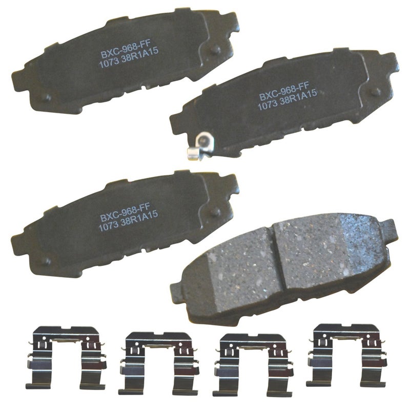 Bendix Premium SBC1073 Ceramic Rear Brake Pads for Mazda MPV 2006-2004 - Image 2