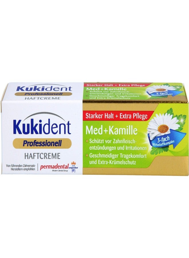 Kukident Extra Strong Denture Adhesive Cream with Camomile Extract 1.41 Oz - Image 1