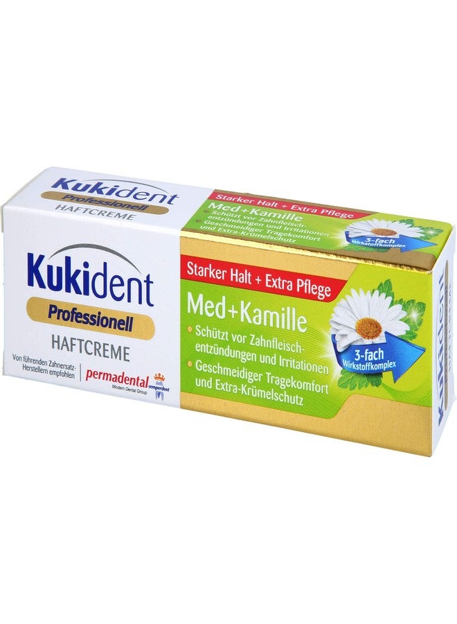 Kukident Extra Strong Denture Adhesive Cream with Camomile Extract 1.41 Oz - Image 4