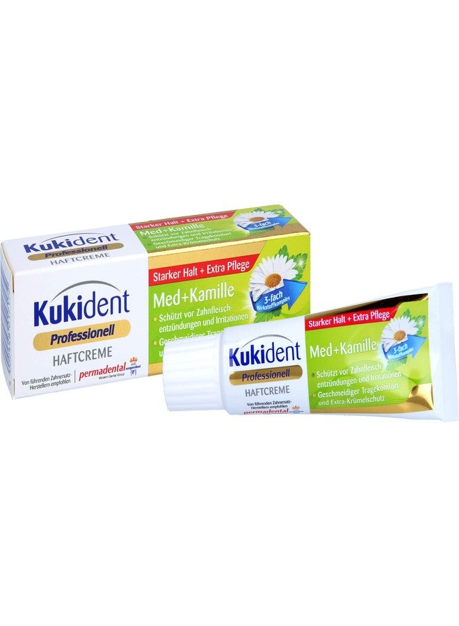 Kukident Extra Strong Denture Adhesive Cream with Camomile Extract 1.41 Oz - Image 3