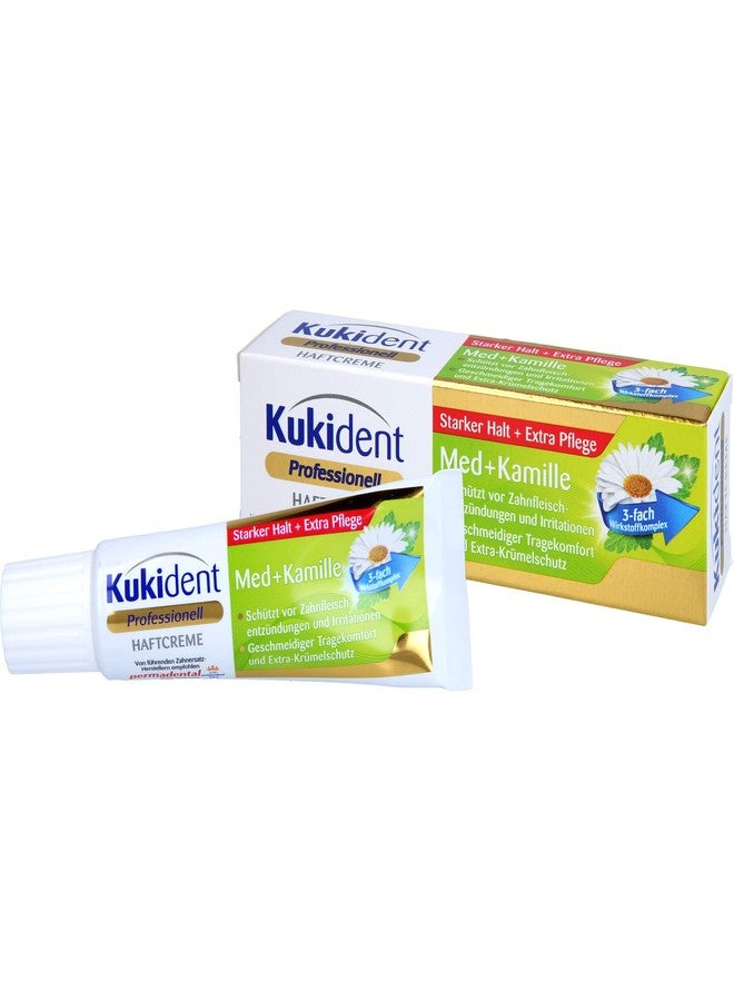 Kukident Extra Strong Denture Adhesive Cream with Camomile Extract 1.41 Oz - Image 2