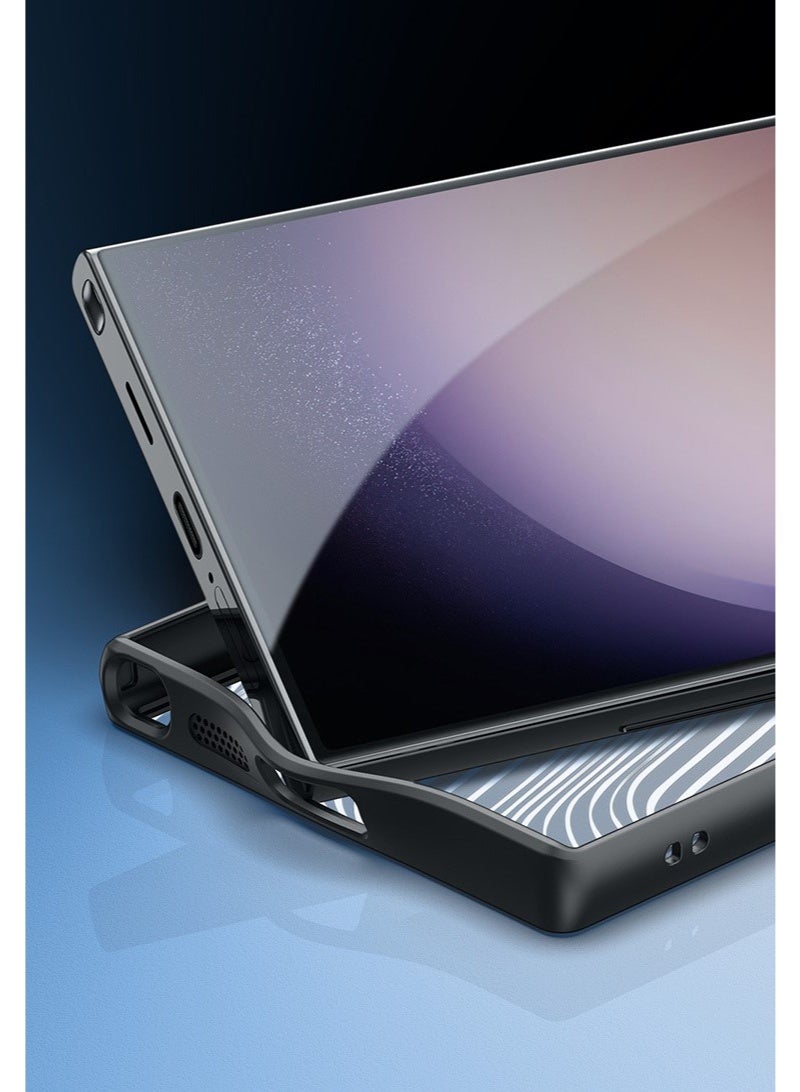 Magnetic Case for Samsung Galaxy S25 Ultra, Shockproof u0026 High-Grade Protection, Compatible with MagSafe, Anti-Fingerprint, Hydrophobic, Translucent Clear Back - Image 2