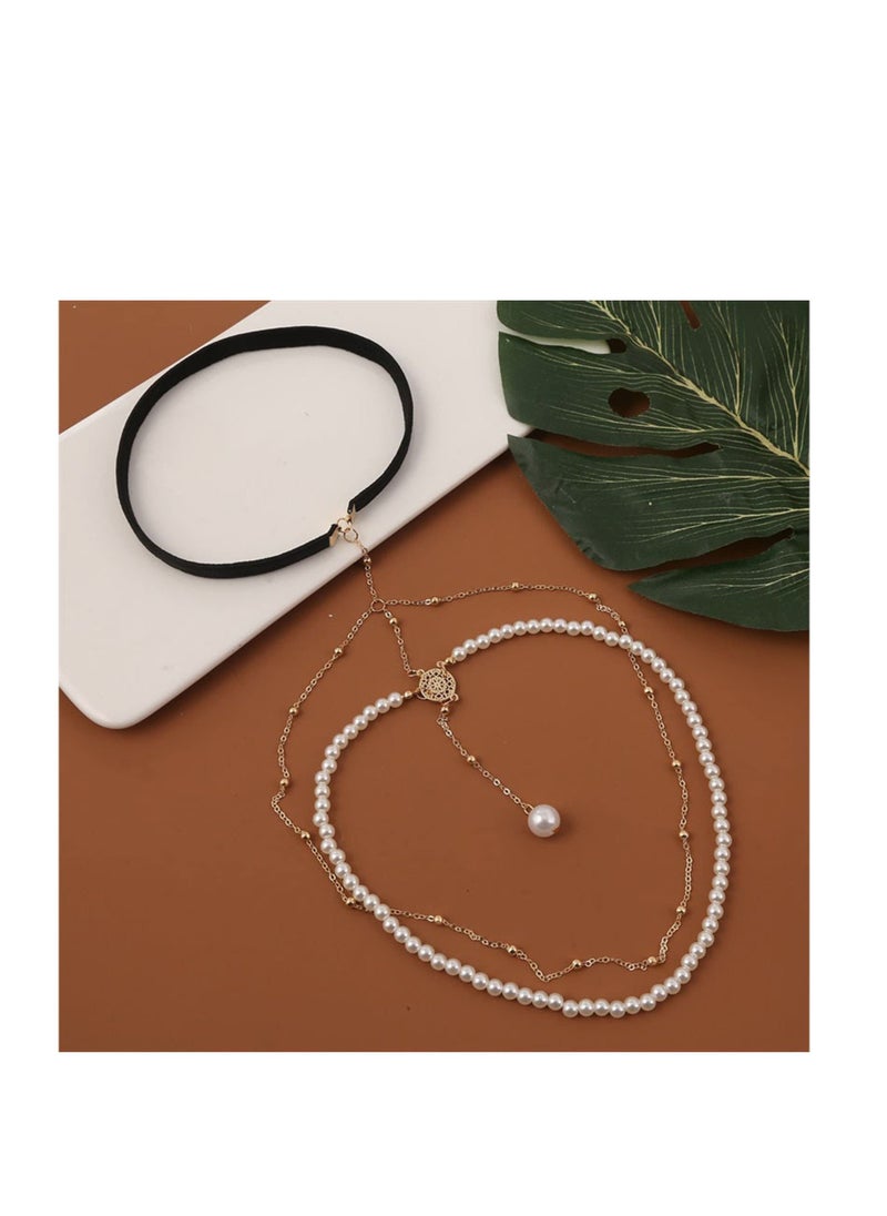 SYOSI - Leg Chain Multi layers Leg Body Chain Jewelry Silver Crystal Thigh Chains Festival Body Chain Party Club Leg Jewelry for Women and Girls Bikini Body Accessories Jewelry for Women - Image 1