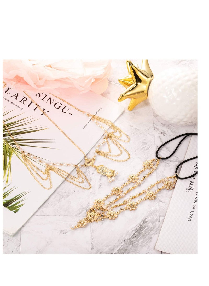 SYOSI - Leg Chain Multi layers Leg Body Chain Jewelry Silver Crystal Thigh Chains Festival Body Chain Party Club Leg Jewelry for Women and Girls Bikini Body Accessories Jewelry for Women - Image 1