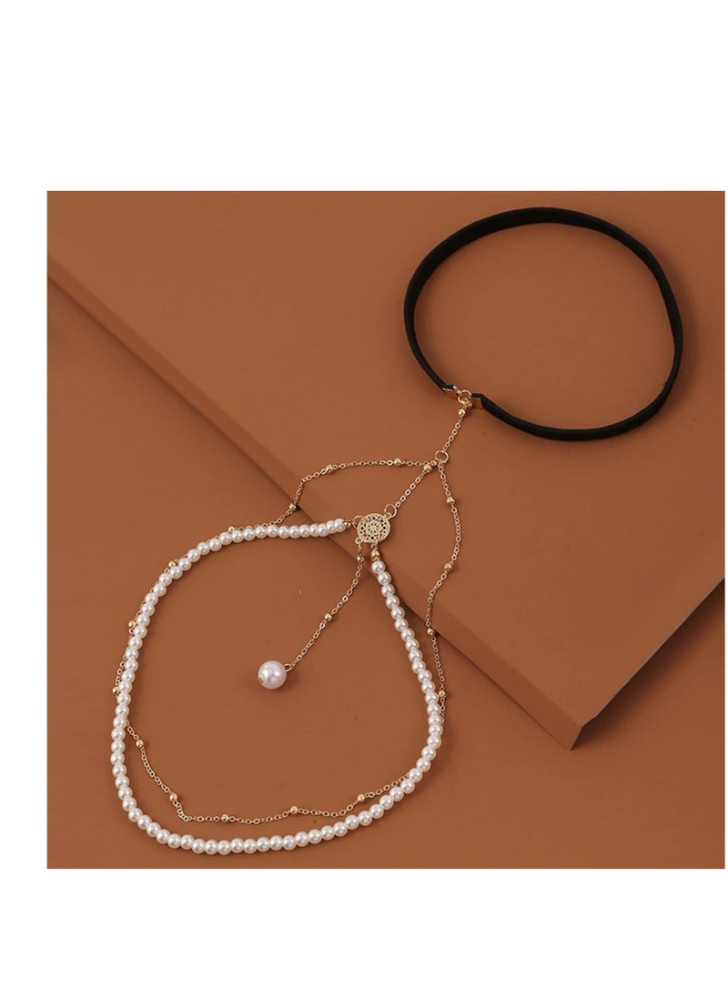 SYOSI - Leg Chain Multi layers Leg Body Chain Jewelry Silver Crystal Thigh Chains Festival Body Chain Party Club Leg Jewelry for Women and Girls Bikini Body Accessories Jewelry for Women - Image 1