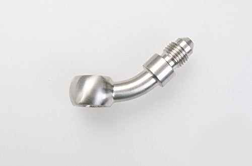 Autobahn88 Stainless Steel Brake Hose End Banjo Eye 45Degree D102mm to AN3 Male - Image 1