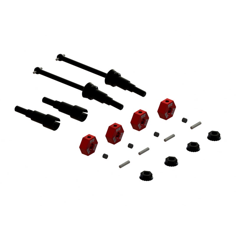 ARRMA Metal Axle Wheel Hex Set B 4pcs GROM ARA311231 - Image 3