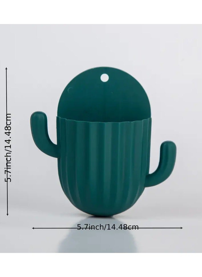 أوريتي حاوية تخزين مستحضرات التجميل فرشاة الأسنان رف تخزين الحائط ثقب تصريف مجاني الحمام الحوض مشط معجون الأسنان حاوية تخزين أخضر - Image 5