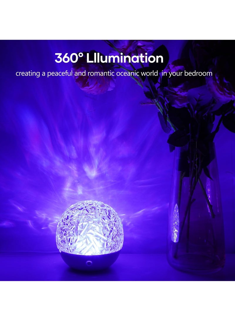 CMGTYYD. جهاز عرض النجوم Galaxy Projector Star Projector، جهاز عرض موجات المحيط بـ 16 لون، مصباح إضاءة المحيط الحسي مع جهاز تحكم عن بعد، جهاز عرض الضوء الليلي لغرفة النوم/الحفلات/غرف الألعاب - Image 5