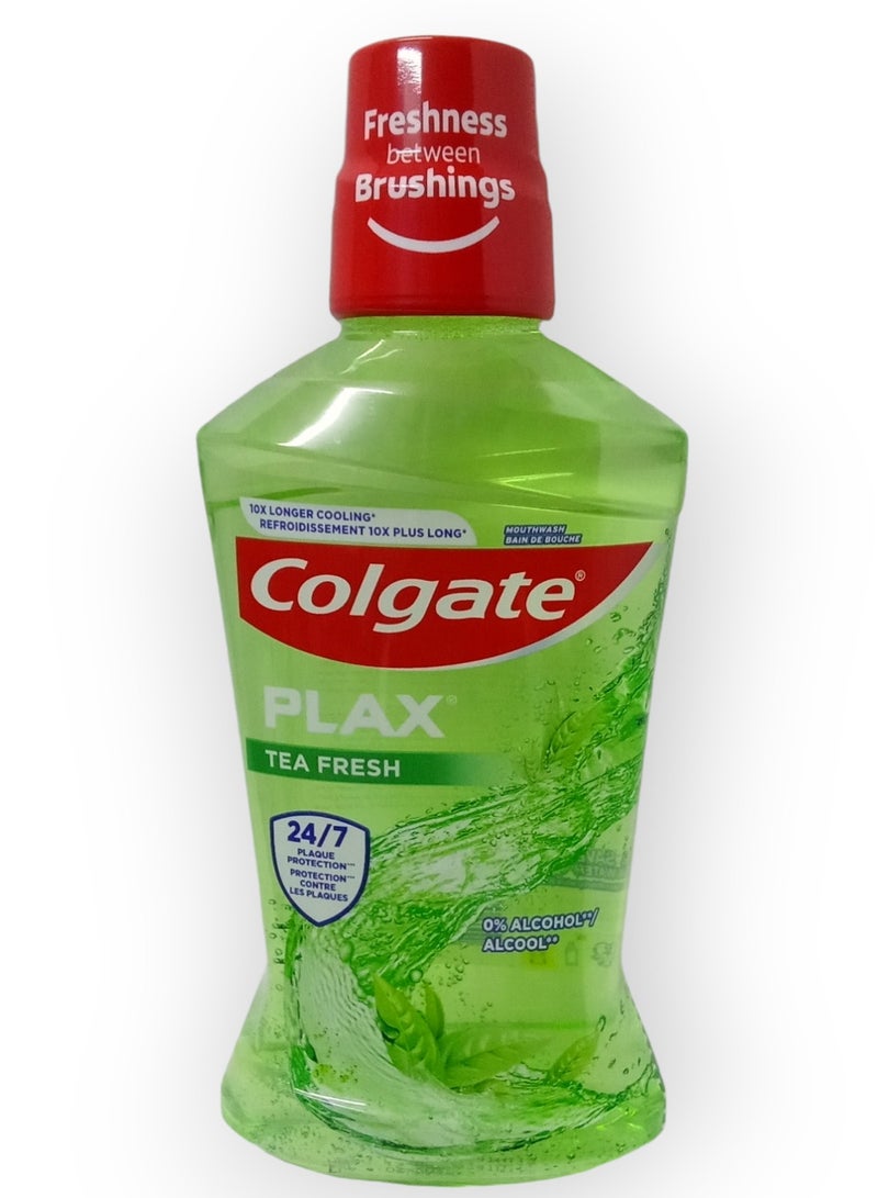 كولجيت بلاكس غسول الفم بنكهة الشاي المنعش 500 مل