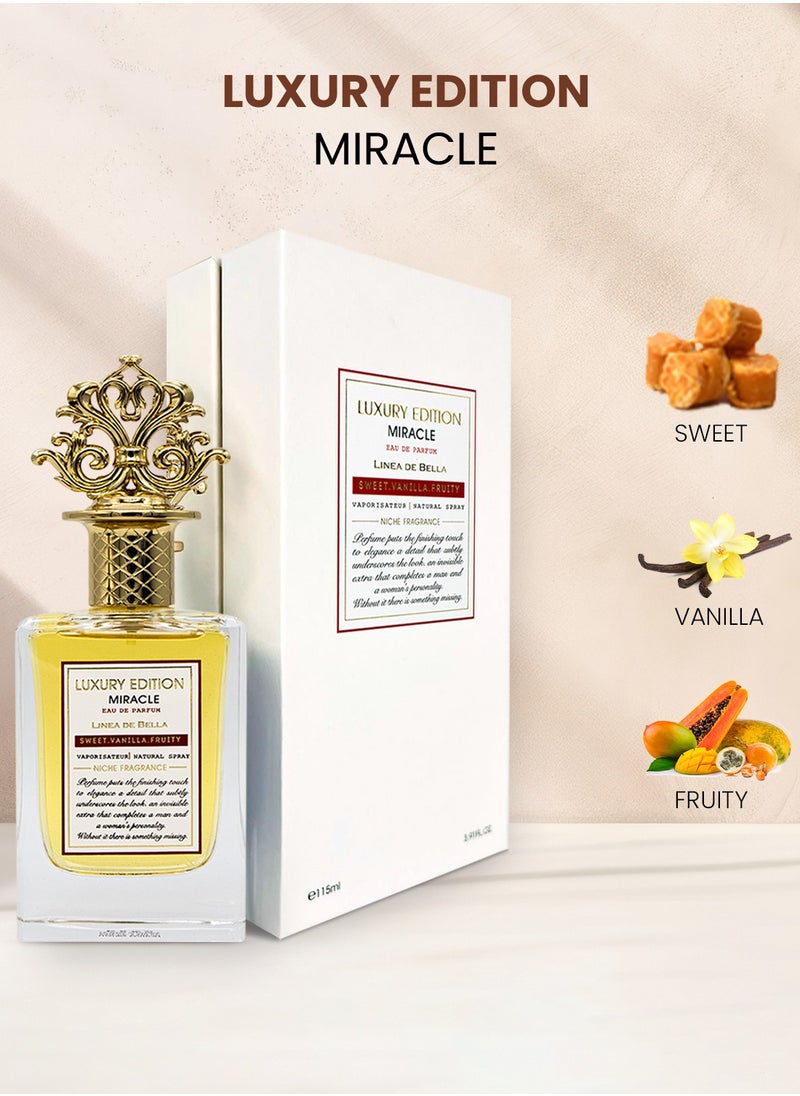 Linea De Bella Luxury Edition Miracle Perfume for Men and Women 115ml | Long Lasting  - Image 4