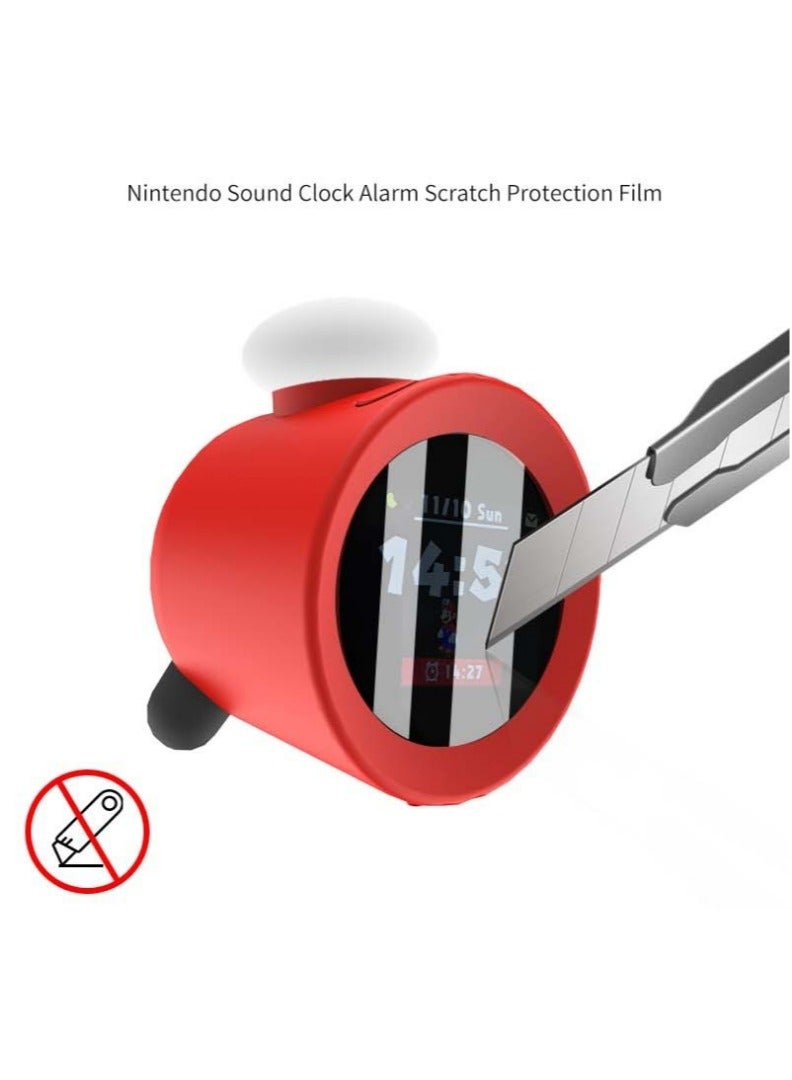 General Nintendo Sound Clock Alarmo Special PET HD Protective Film 2-Piece Set Scratch-Resistant and Dust-Proof HD Display  - Image 2