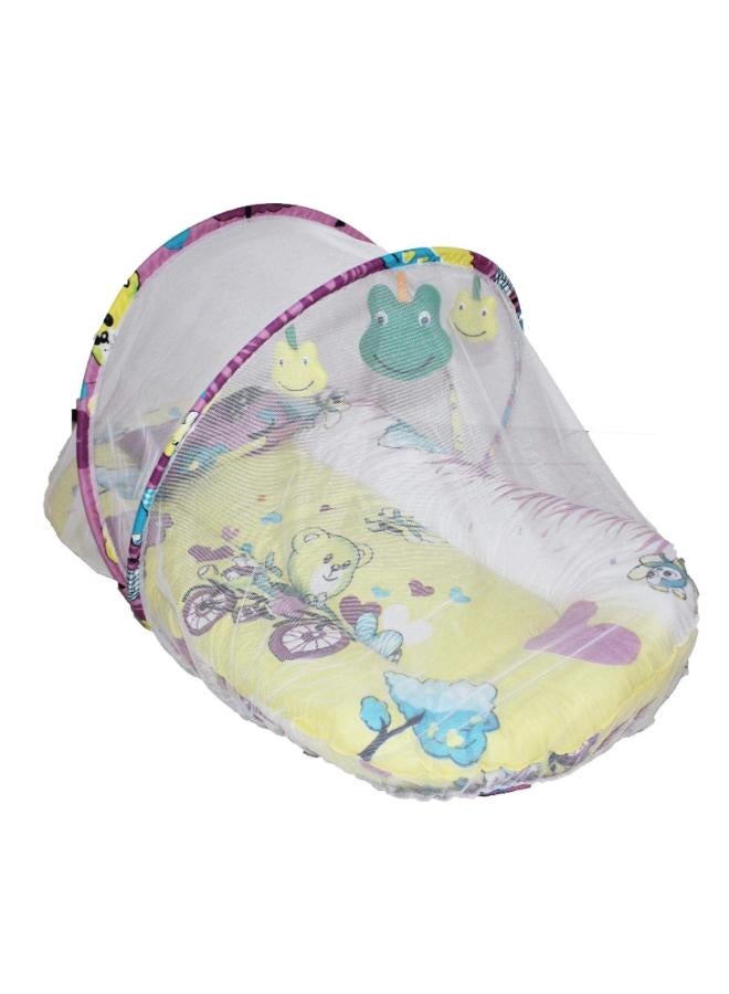 Baby Cotton Mattress with Mosquito Net & Toys – Soft & Comfortable Sleep Solution