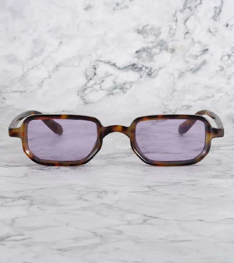Explicit Poets Explicit Poets Unisex BILLIE Tortoise - Purple Stylish Sunglasses, 41EP10