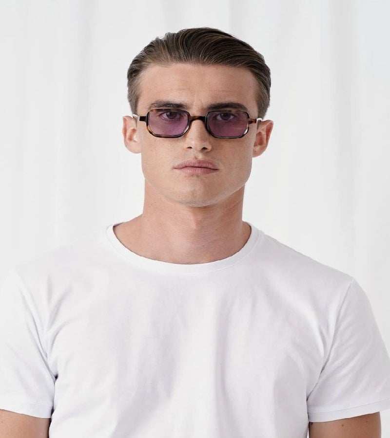  اكسبليست باوتس نظارات شمسية أنيقة للجنسين بيللي سلحفاة بنفسجي - Image 3