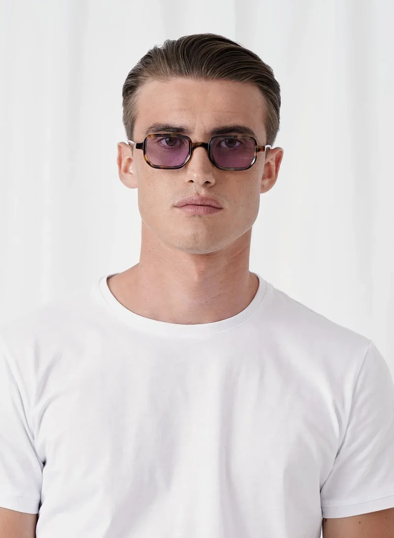 Explicit Poets Explicit Poets Unisex BILLIE Tortoise - Purple Stylish Sunglasses, 41EP10