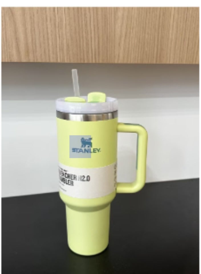 Stanley Quencher Stainless Steel Vacuum Insulated Tumbler with Lid and Straw for Water, Iced Tea or Coffee, Smoothie and More, 40 oz - Image 1