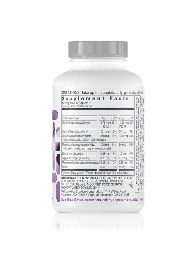 Osteomatrix Calcium Magnesium And Vitamin D For Bone Health 360 Caplets