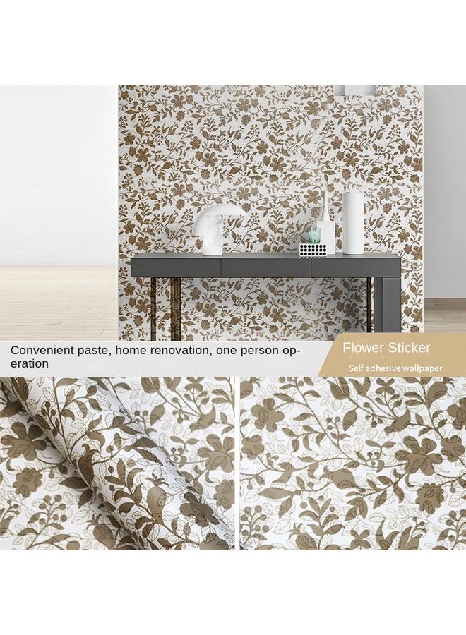 Bluejw Wallpaper Self-adhesive Decorative Stickers Bedroom Wallpaper Dormitory Stickers Wallpaper Stickers Background Wall Desktop Cabinet Wallpaper - Image 1