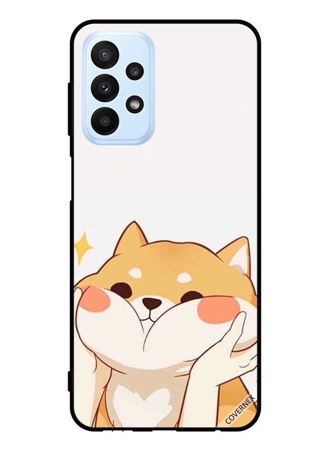 Covernex Protective Case Cover For Samsung Galaxy A23 Loving Cat While Holding From Checks - Image 1